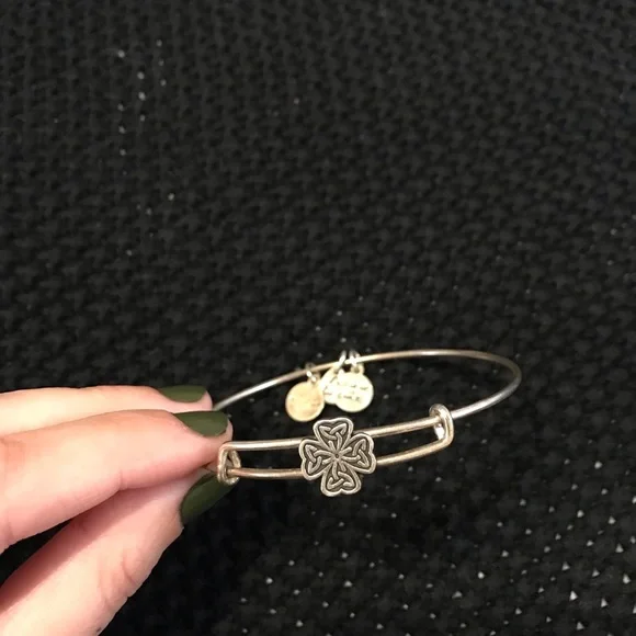 *SOLD* Alex and Ani Irish Scottish Slider Bangle Bracelet - Picture 1 of 3